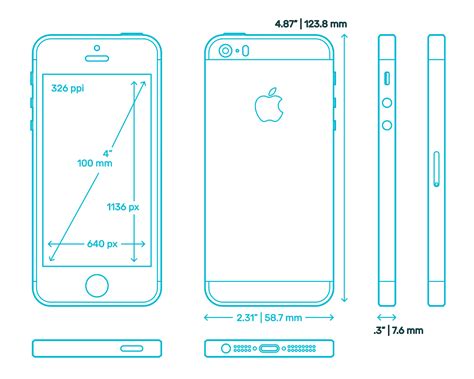 dimensions iphone 5g vs 5s|Apple iPhone 5S (7th Gen) .